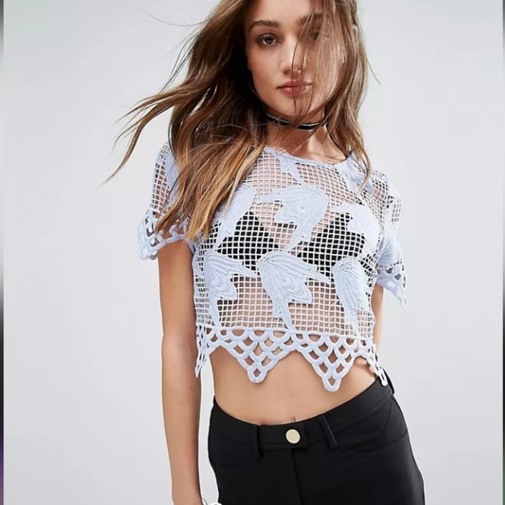Glamorous Lace Crop Top